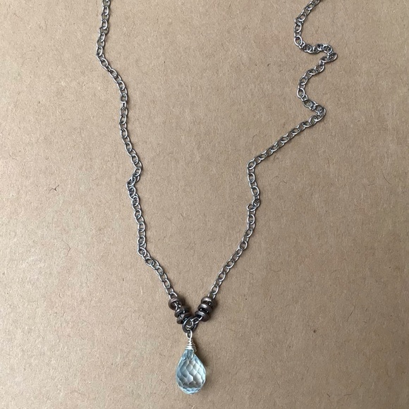 Aquamarine Sundance Charm Necklace - Picture 7 of 10